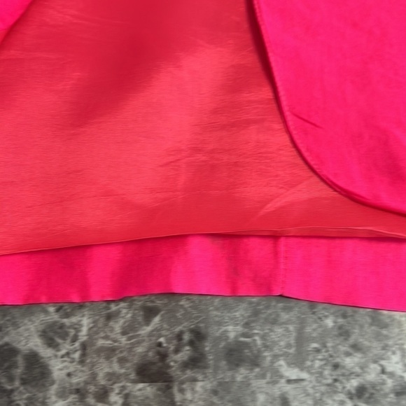 Campaignie Internationale Express Hot Pink silk 90s oversized blazer - Picture 13 of 15